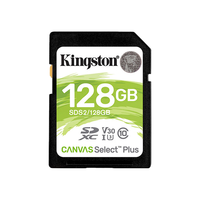 Kingston 金士顿 SDS2系列 SD存储卡 128GB（UHS-I、V30、U3)