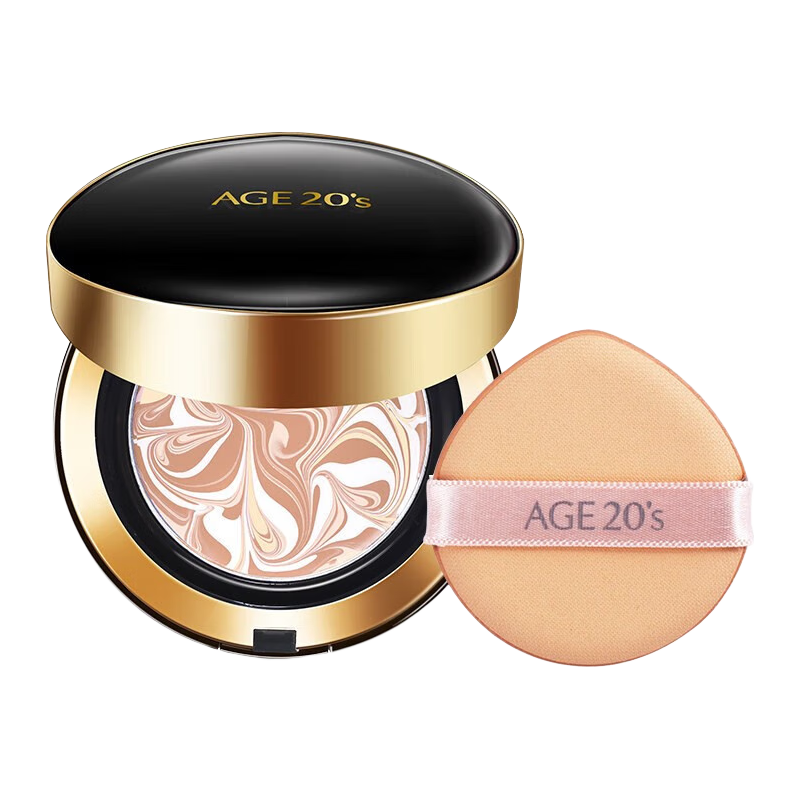  Aekyung Age 20's 三色拉花 女士气垫粉底  25g #21
