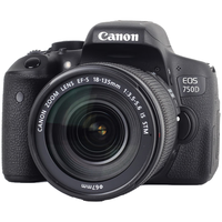 Canon 佳能 EOS 750D APS画幅 数码单反相机 黑色 单机身
