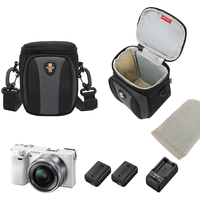 STATIN 赛腾 BD02CP黑 单电微单相机包 厚实耐磨小巧紧凑设计 非宽松逛荡 适于富士X100松下GX9佳能M系等