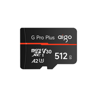 aigo/爱国者 读速180MB/s写速120MB/s MicroSD存储卡  512GB