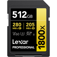 Lexar/雷克沙 高速4K SD卡 512GB