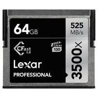 Lexar 雷克沙 CFast 3500X CF存储卡 64GB（525MB/s）