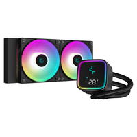 九州风神 冰堡垒240青春数显版（智能温度显示/铝合金外壳冷头/加强版ARGB）