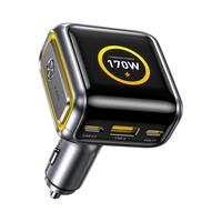 Aohi奥海170W智能数显车载充电器超级快充点烟器转换插头汽车车充