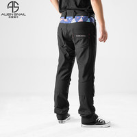 外星蜗牛摩托车冬季骑行裤机车赛车防摔防风保暖加绒裤摩旅装备男御风 御风恐龙蓝（带护具） XL