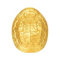 明牌珠宝富甲一方硬金串珠 黄金吉祥龟壳转运珠圣诞AFP1275