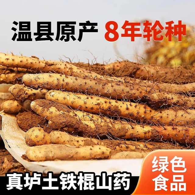 秦建国  铁棍山药 正宗焦作温县垆土高营养脾胃 新鲜现挖怀山药 山药5斤装