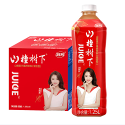 冠芳 山楂汁山楂果汁饮料(混合型)1.25L*6瓶 （赠3瓶）