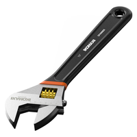 Komax科麦斯活动扳手大开口万能活口扳手沾塑柄扭力扳手两用活扳手8寸