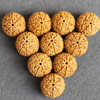 大金刚菩提手串男士新籽原籽大金刚菩提子佛珠手链7七8八瓣念珠mm 颗颗精挑6瓣18-20mm11颗