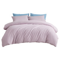 桃品汇 床上四件套100%纯棉轻奢 床单被套四件套纯棉a类家纺裸睡床上纯棉四件套 1.5米床紫藤