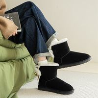 【79元雪地靴合集】ZHR雪地靴女秋冬加绒保暖短靴 35