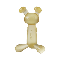 beedoll蓓兜耙耳朵兔兔牙胶婴儿咬咬乐宝宝小兔咬胶硅胶玩具防吃手神器 【