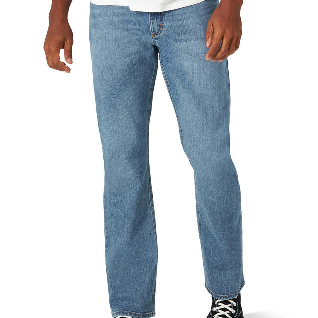 Wrangler 男士直筒牛仔裤 棉质舒适 弹力伸缩 81cmx76cm 柯尔顿 32W x 30L