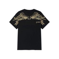 BOY LONDON BOYLONDON春夏款潮牌男女简约纯棉短袖T恤N01909 XL 黑色