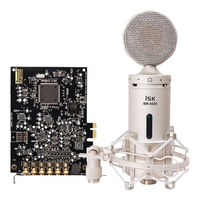  iSK/声科 专业网络K歌 主播套装+声卡+电容麦