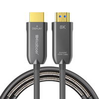 Kaiboer 开博尔 光纤HDMI5代 HDMI2.1 视频线缆 15m 灰色