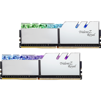 G.SKILL 芝奇 Trident Z Royal皇家戟系列 DDR4 3600MHz RGB 台式机内存 灯条 花耀银 32GB  16GBx2 F4-3600C19D-16GTRS