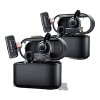 MOMA/猛玛 隐藏式 无线领夹麦克风+充电盒+苹果线