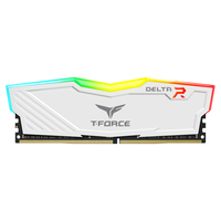 Team 十铨 DELTA系列 DDR4 3200MHz RGB 台式机内存 灯条 白色 32GB 16GBx2 TF4D416G3200HC16CDC01