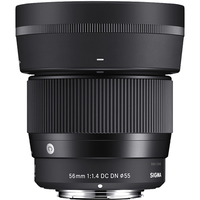 适马(SIGMA) 56mm F1.4 DC DN|Contemporary 半画幅大光圈定焦镜头 人像肖像特写 索尼E口 (只包含uv保护镜)