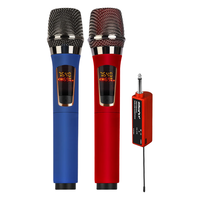 奇声无线话筒家用高保真演出会议KTV卡拉OK专业无线麦克风户外无线话筒家用话筒唱歌话筒家用麦克风 QM-727可调频充电无线金属话筒