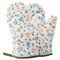 展艺 ZY3304 隔热手套 28*18cm 2只 小碎花