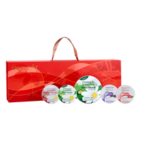 herbacin 贺本清 手足护理礼盒装 (小甘菊新经典75ml+20ml+特润修护霜20ml+薰衣草香味20ml+玫瑰经典20ml)