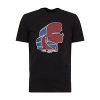KARL LAGERFELD 男士短袖T恤 夏季圆领户外透气