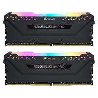 USCORSAIR 美商海盗船 复仇者RGB PRO系列 DDR4 4000MHz RGB 台式机内存 灯条 黑色 32GB 16GB*2