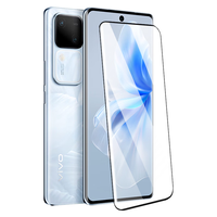 Smorss【2片装】适用vivo S18/Pro钢化膜s18/s18pro手机膜 曲面屏全覆盖超薄高清防摔抗指纹保护贴膜+贴膜器