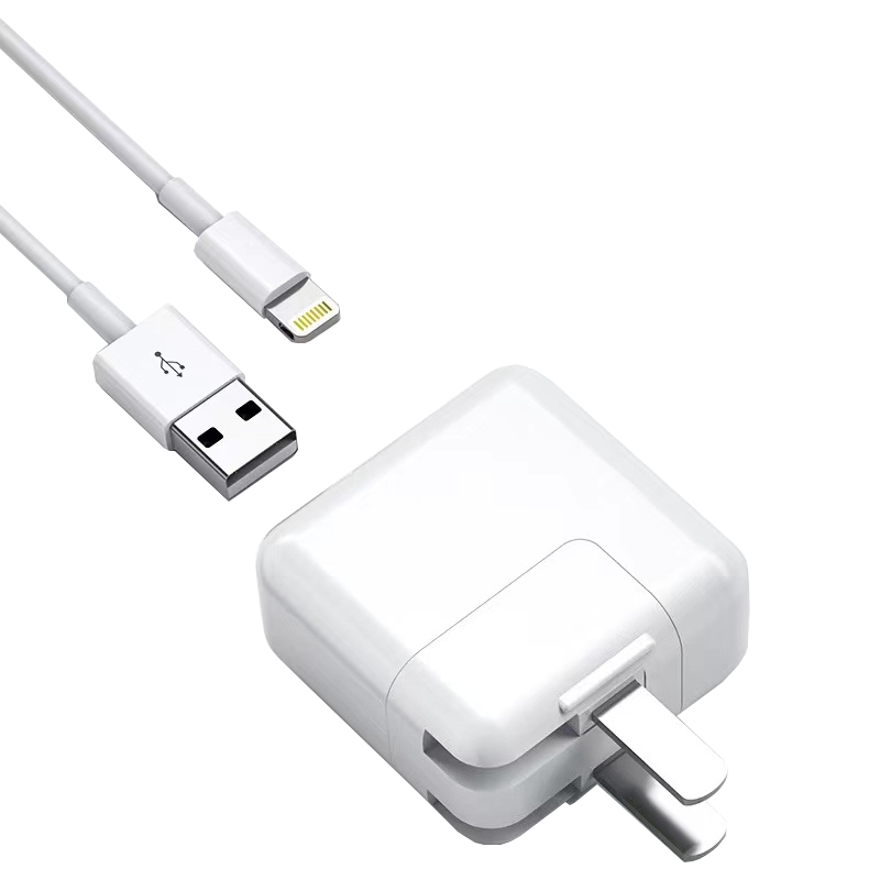  JOWOYE 快充 苹果充电器+数据线  线充套装 单USB-A口 12W