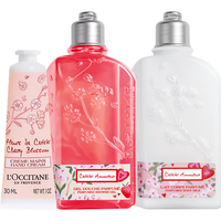 L'OCCITANE 欧舒丹 欧舒丹莓莓恋樱香氛三件套（护手霜30ml+身体乳250ml+沐浴露250ml） 530ml
