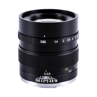 ZHONGYI OPTICAL 中一光学 35mm F0.95 标准定焦镜头 索尼E卡口 银色 55mm