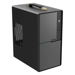 曜越 Tt）金刚Mini 提手版 机箱 黑色（M-ATX 主板/商务办公/可便携/迷你/厚五金 /多风扇位）