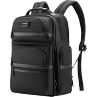  CROSSGE/十字勋章 大容量 男士双肩背包  黑色