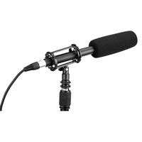 BOYA博雅 麦克风 BY-BM6060专业采访超心型手持麦克风 相机摄像机外接收录音话筒指向性直播麦克风 短款