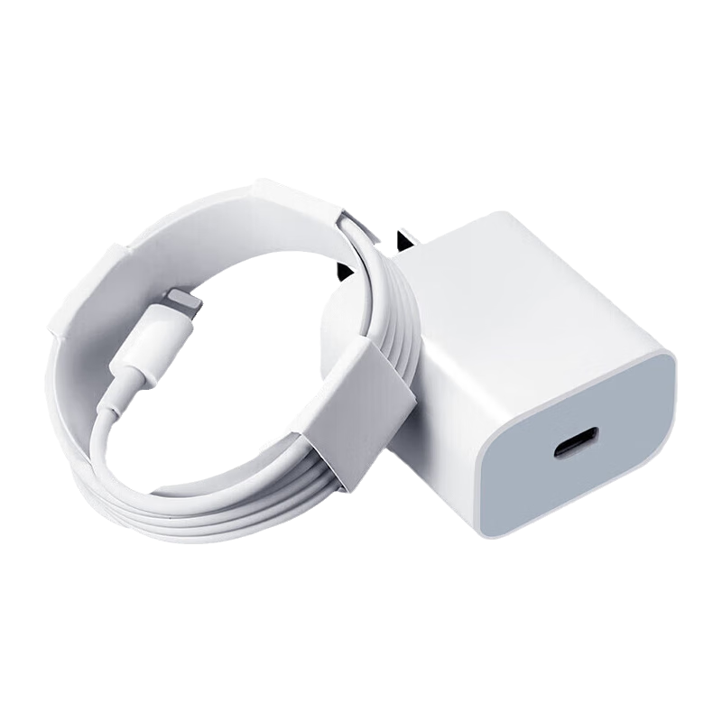  固质 20W快充 苹果充电器套装+USB-C闪充线  单Type-C口 线充套装 20W