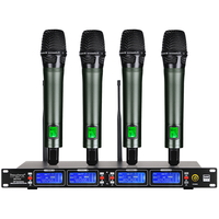  depusheng 一拖四 专业无线话筒 领夹 头戴 胸麦 耳麦