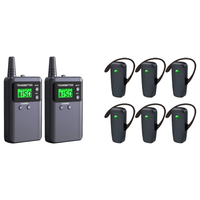  Bcity/比西特 一对多导游讲解 无线讲解器+150接收器+50位座充+收纳箱