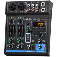  depusheng 四路专业 声卡调音台 USB 蓝牙