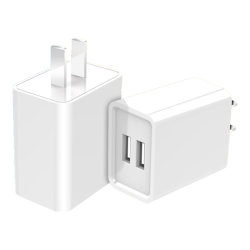 孜泰 苹果安卓充电器5V2A手机插头iphone14/13/12/11/ProMax/XR/华为mate50/30/荣耀/OPPO/vivo 白