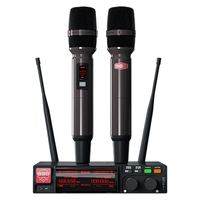 BBS无线话筒专业高端演出麦克风舞台卡拉OK主持KTV家庭F-80 PLUS F80 PLUS深灰色 标配