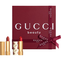 古驰（GUCCI）倾色绒雾丝润双支口红礼盒 唇膏217+25