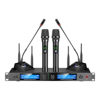  SOAIY/索爱 防啸叫 无线麦克风 手持话筒 鹅颈话筒