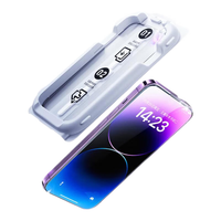 闪魔适用苹果13钢化膜【无尘舱】iphone14手机膜13pro/14plus高清抗指纹防摔防听筒防尘保护贴膜 【超清|无尘舱书本款】2片装 苹果13/13Pro/14