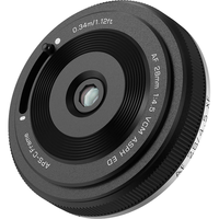VILTROX 唯卓仕 28mm F4.5 APS-C画幅 标准定焦镜头 富士X卡口 经典黑