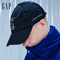 Gap【F/CE联名系列】男女装2024秋冬新款防泼水FCE鸭舌帽680559 黑色 ONESIZE
