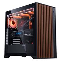 先马 支持ATX主板、410mm显卡、360水冷 台式游戏电脑主机箱  森悦黑色